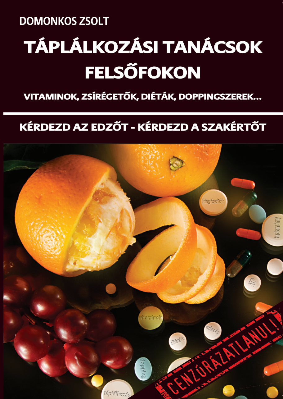 Táplálkozási tanácsok felsőfokon borító